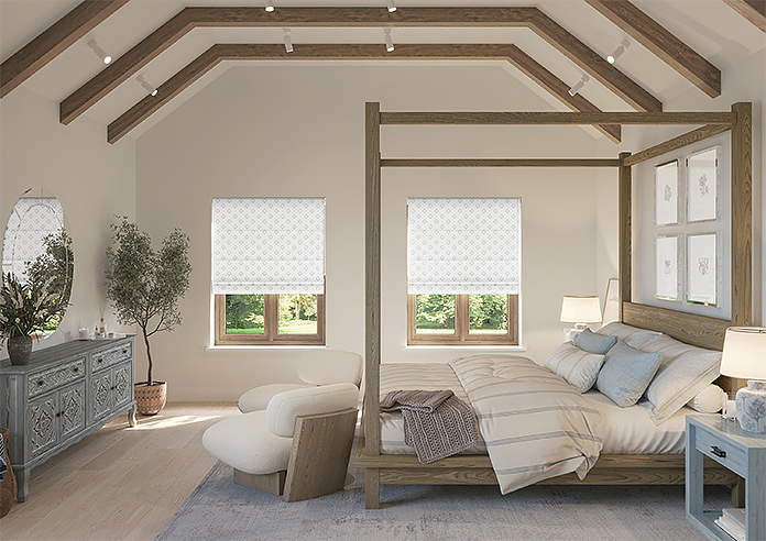 Huaraz Velvet, Light Grey - Twist&Fit Roman Blind - Image 8